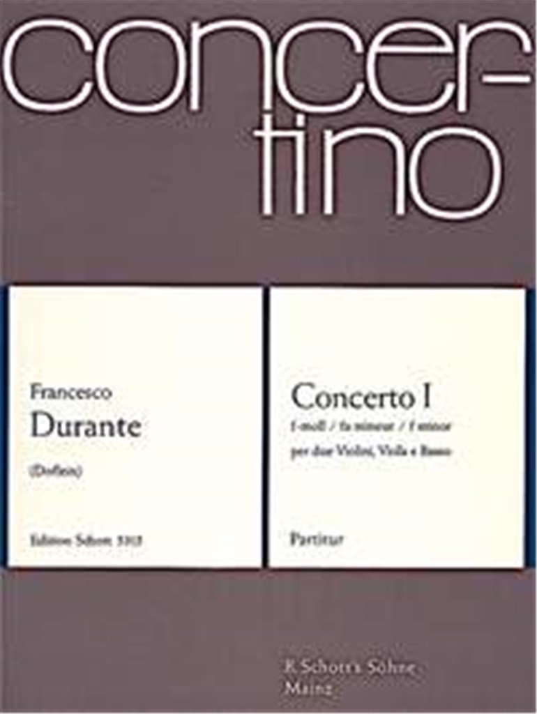 Concerto I F Minor